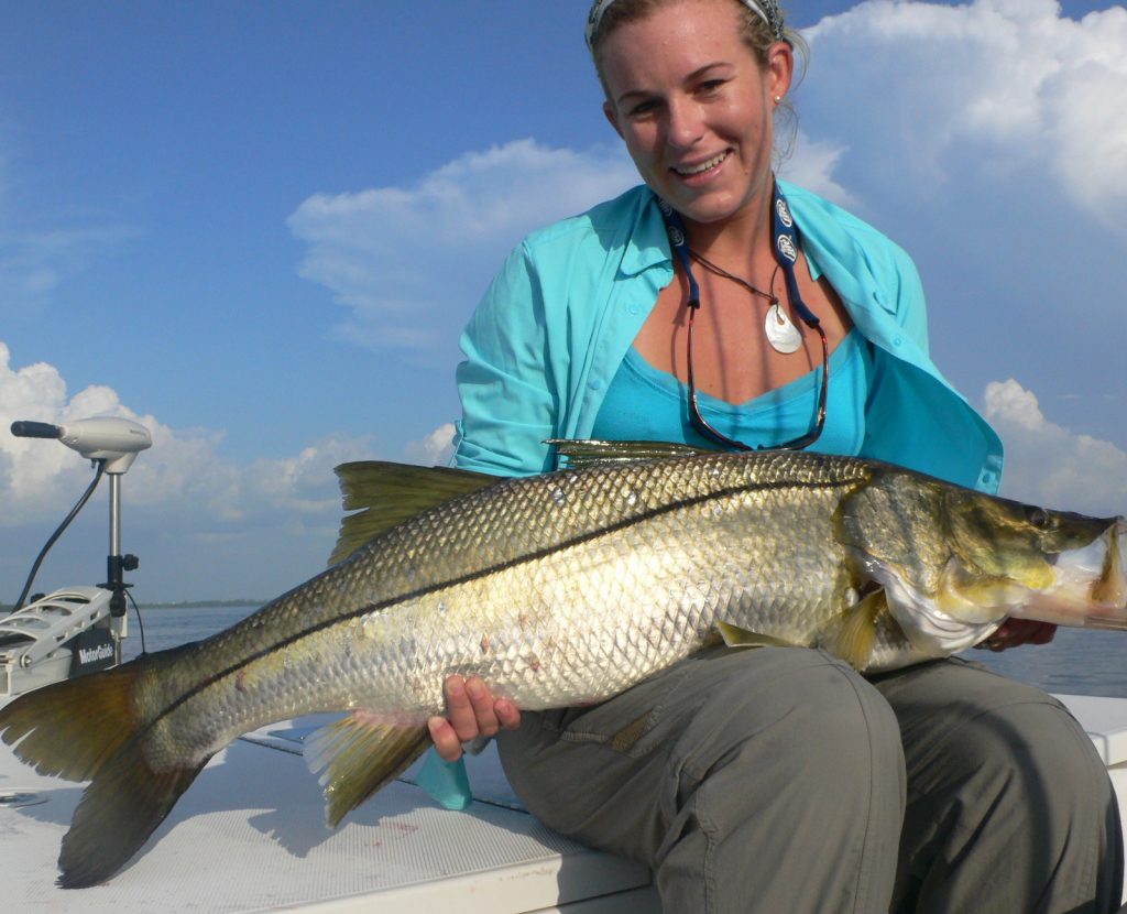 Posing with Sanibel Snook