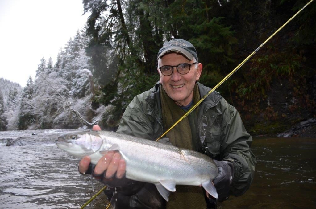 Steelhead fishing catch