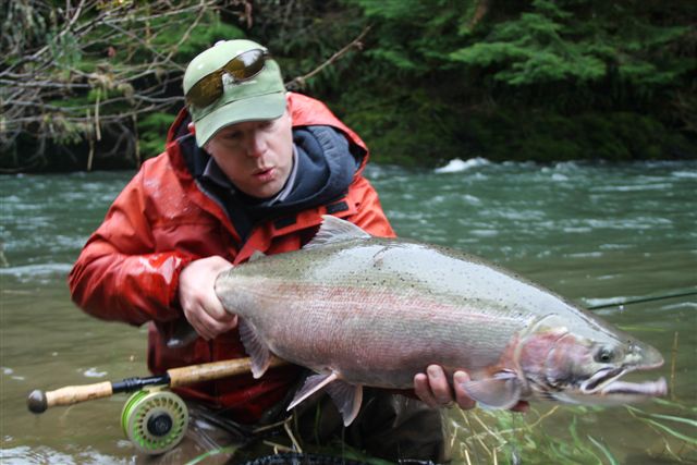 Excellent steelhead fishing