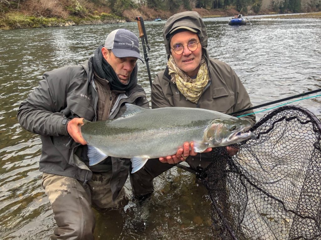 Steelhead fishing with friends